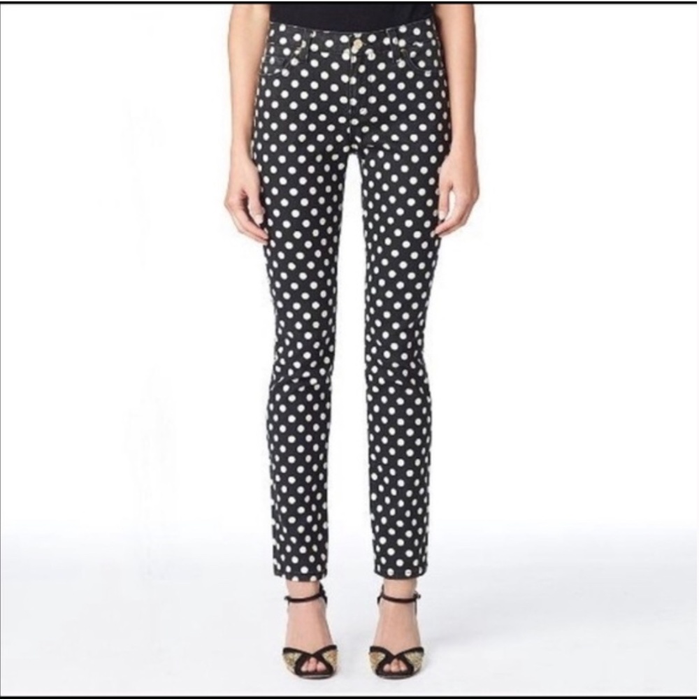 ❤️ Kate Spade Broome Street Skinny Polka Dot jeans